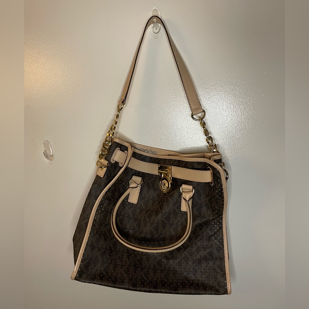 Michael kors Perforated large Hamilton purse